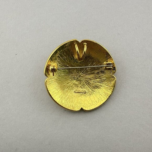 Vintage Park Lane Brooch Pendant Cabochon Multicolor Gripoix Style Medallion 2" - Picture 6 of 10